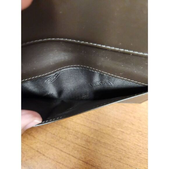 Coach Vintage Signature Jacquard C Beige and Brown Monogram Checkbook with Leath - Picture 2 of 8